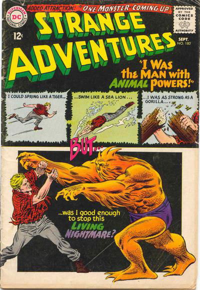 Strange Adventures (DC, 1950 series) #180 (September 1965)
