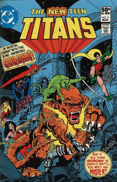 The New Teen Titans (DC, 1980 series) #5 (March 1981)