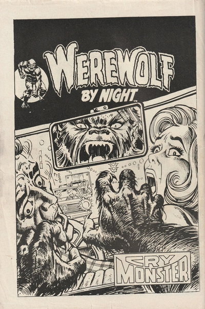 Werewolf by Night (Yaffa/Page, 1977 series)  #4 ([November 1979?]) — Untitled [Cry Monster]