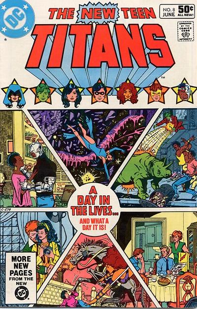 The New Teen Titans (DC, 1980 series) #8 (June 1981)
