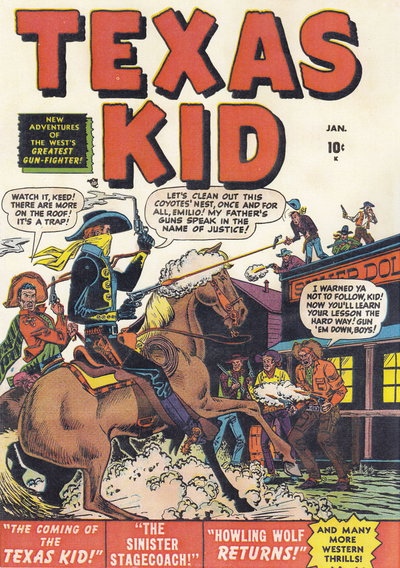 Texas Kid  #1 (January 1951)