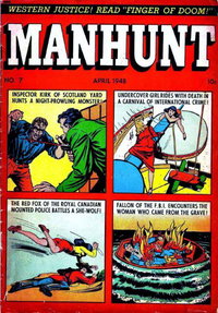 Manhunt (Magazine Enterprises, 1947 series)  #7 (April 1948)