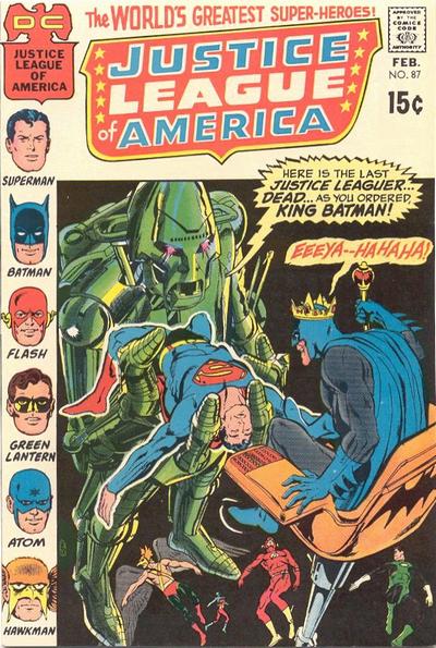Justice League of America (DC, 1960 series) #87 (February 1971)