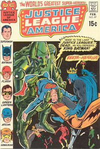 Justice League of America (DC, 1960 series)  #87 (February 1971) — Untitled