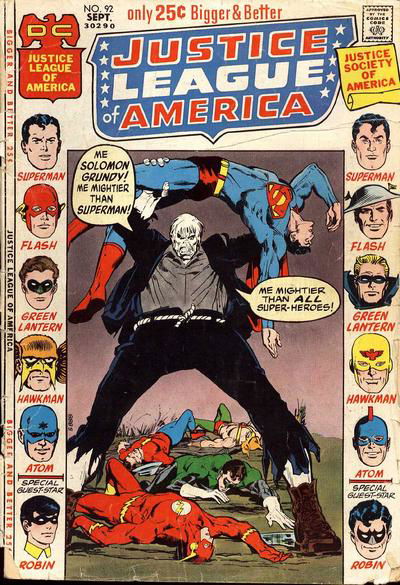 Justice League of America (DC, 1960 series) #92 September 1971