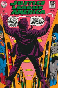 Justice League of America (DC, 1960 series)  #65 (September 1968) — No title recorded