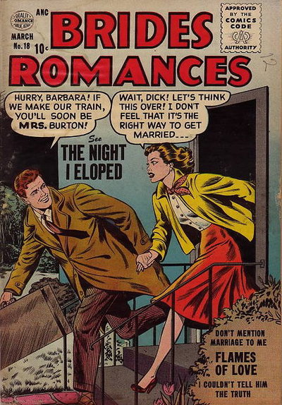 Brides Romances (Quality, 1953 series)  #18 (March 1956)