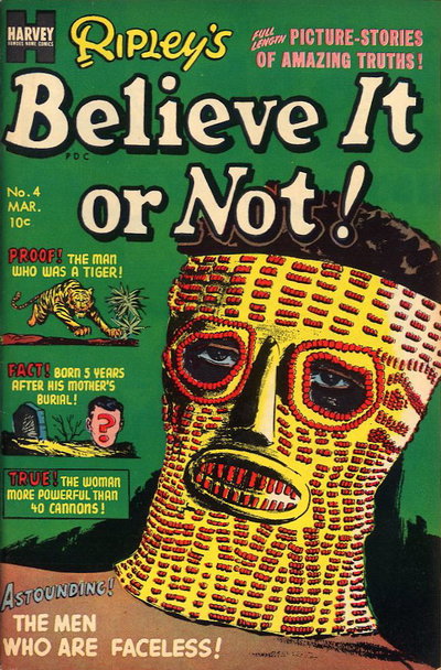 Ripley's Believe It or Not Magazine (Harvey, 1953 series)  #4 (March 1954)