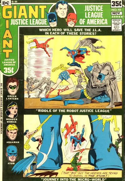 Justice League of America (DC, 1960 series) #93 October-November 1971