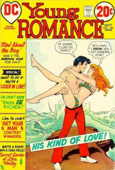 Young Romance (DC, 1963 series)  #186 (September 1972)