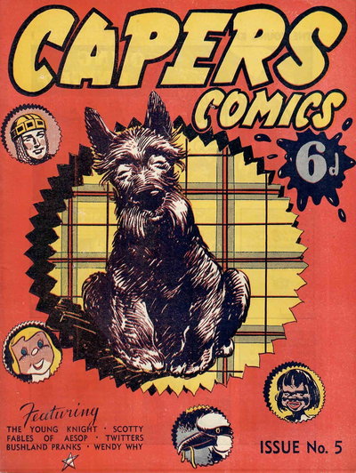 Capers Wholesome Comics for Children (Lush, 1948 series)  #5 ([February 1949?])
