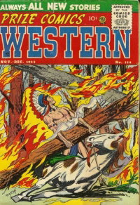 Prize Comics Western  v14#5 (114) (November-December 1955)
