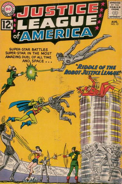 Justice League of America (DC, 1960 series) #13 August 1962