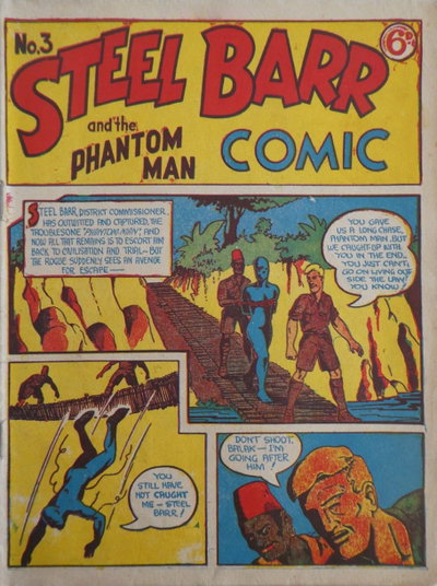 Steel Barr and the Phantom Man Comic (NZ Publisher, 1953 series)  #3 ([November 1953?]) — No title recorded