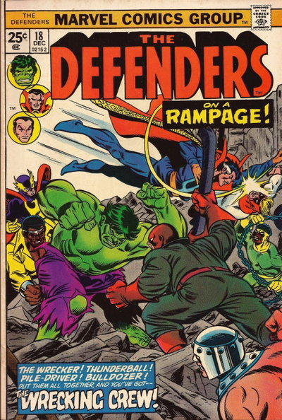 The Defenders (Marvel, 1972 series)  #18 (December 1974)