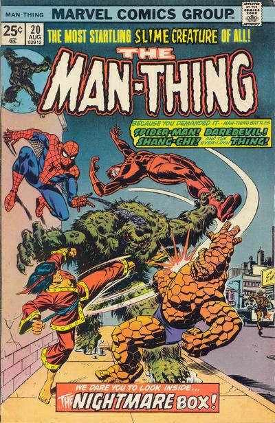 Man-Thing (Marvel, 1974 series)  #20 (August 1975)
