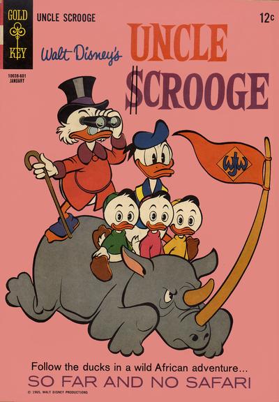 Walt Disney Uncle Scrooge (Western, 1963 series)  #61 (January 1966)