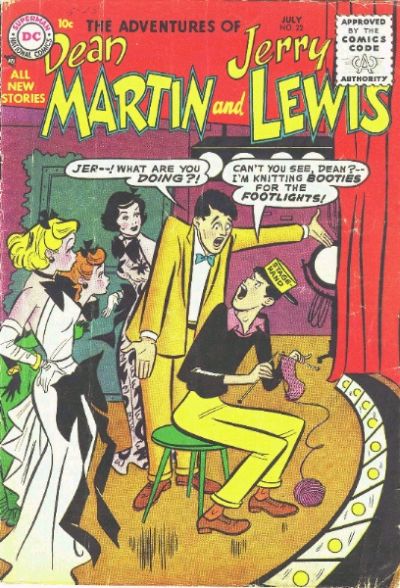 The Adventures of Dean Martin & Jerry Lewis (DC, 1952 series)  #22 (July 1955) — Untitled