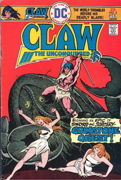 Claw the Unconquered (DC, 1975 series)  #5 (January-February 1976)