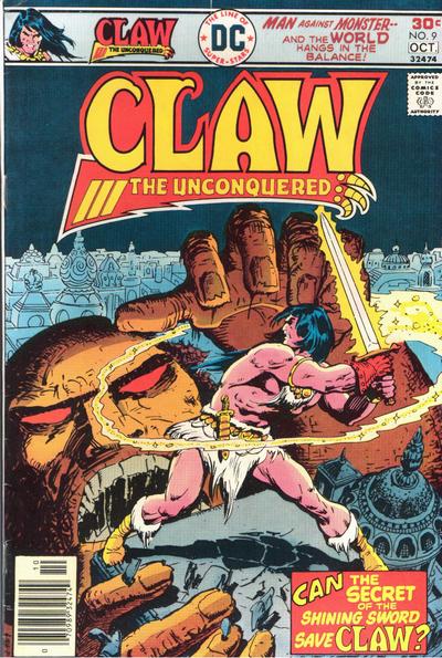 Claw the Unconquered (DC, 1975 series)  #9 (September-October 1976)