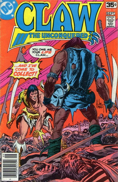 Claw the Unconquered (DC, 1975 series)  #12 (August-September 1978)