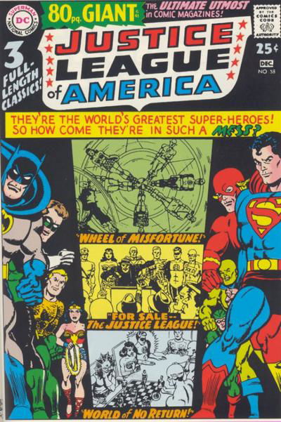 Justice League of America (DC, 1960 series) #58 November-December 1967