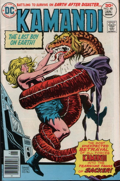 Kamandi, the Last Boy on Earth (DC, 1972 series)  #48 (December 1976-January 1977)