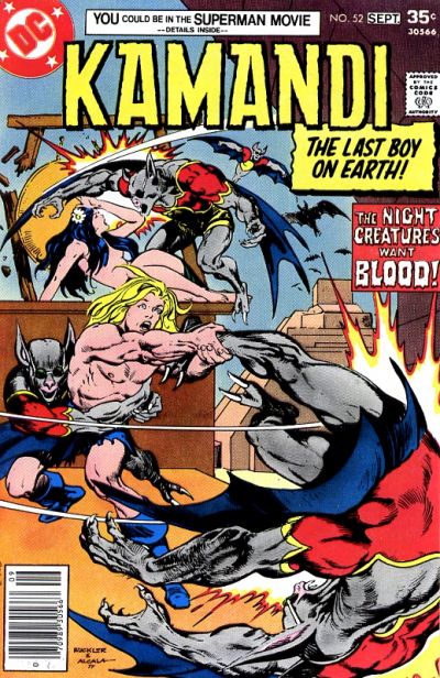Kamandi, the Last Boy on Earth (DC, 1972 series)  #52 (August-September 1977)