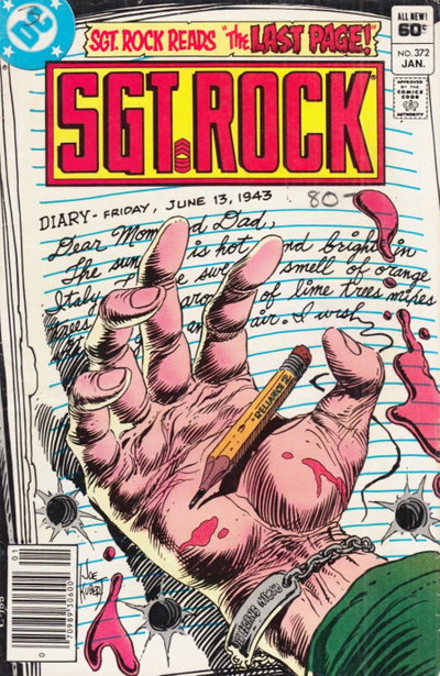 Sgt. Rock (DC, 1977 series)  #372 (January 1983)