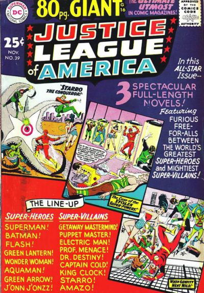 Justice League of America (DC, 1960 series) #39 November 1965