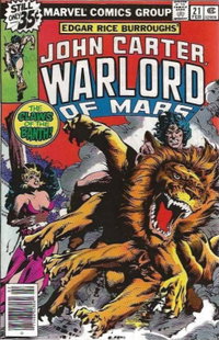 John Carter Warlord of Mars  #21 (February 1979)