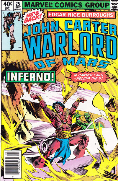 John Carter Warlord of Mars  #25 (July 1979)