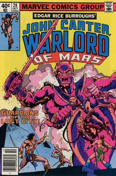 John Carter Warlord of Mars  #28 (October 1979)