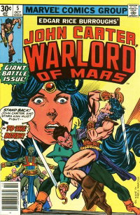 John Carter Warlord of Mars  #5 (October 1977)