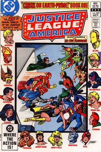 Justice League of America (DC, 1960 series)  #207 (October 1982) — Crisis on Earth-Prime! [Book One]