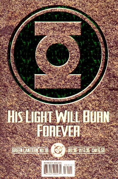 Green Lantern (DC, 1990 series) #81 (December 1996)