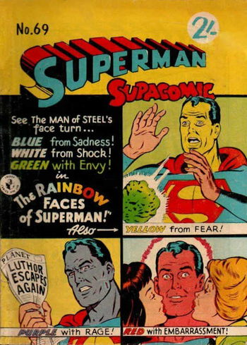 The Rainbow Faces of Superman