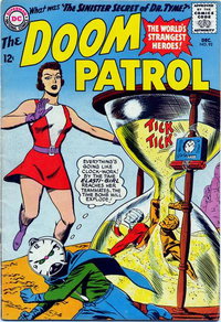 The Doom Patrol (DC, 1964 series)  #92 (December 1964) — The Sinister Secret of Dr. Tyme