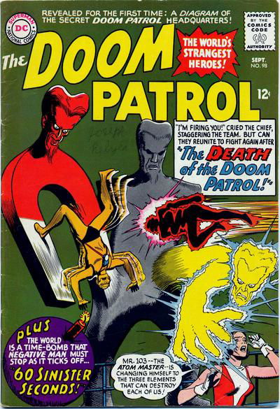 The Doom Patrol (DC, 1964 series) #98 September 1965