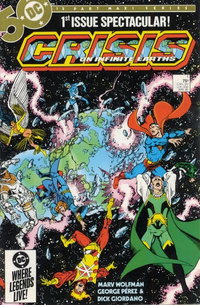 Crisis on Infinite Earths (DC, 1985 series)  #1 (April 1985) — Untitled