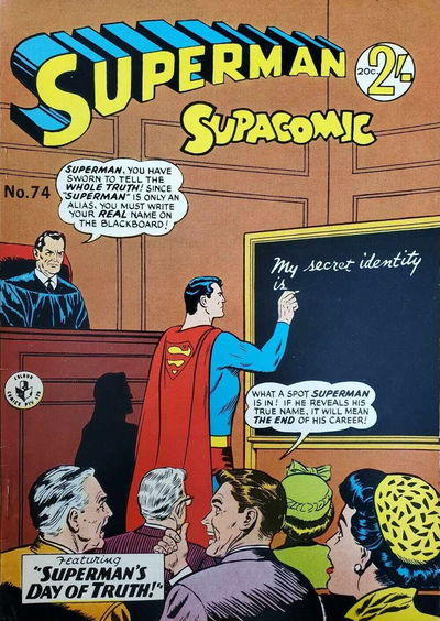 Superman Supacomic (Colour Comics, 1959 series) #74 [October 1965?]