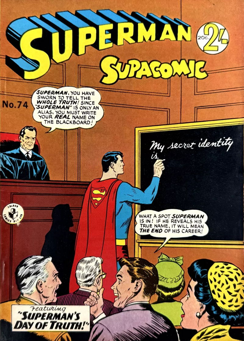 Superman Supacomic (Colour Comics, 1959 series) #74 ([October 1965?])