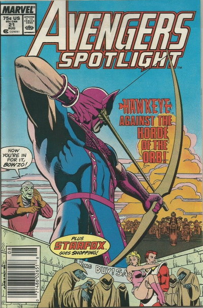 Avengers Spotlight  #21 (August 1989)
