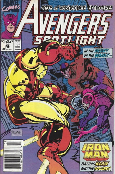 Avengers Spotlight (Marvel, 1989 series)  #29 (February 1990)