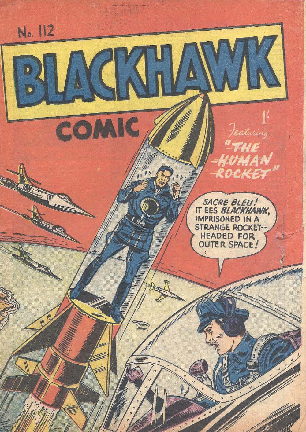 Blackhawk Comic (Youngs, 1949 series) #112 ([July 1958?])