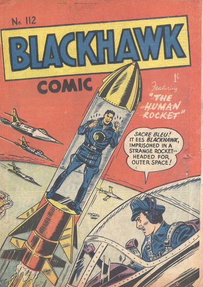 Blackhawk Comic (Youngs, 1949 series) #112 [May 1958?]