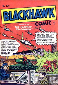 Blackhawk Comic (Youngs) #108 (March 1958?)