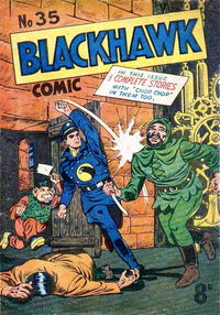 Blackhawk Comic (Youngs, 1949 series) #35 [December 1951?]