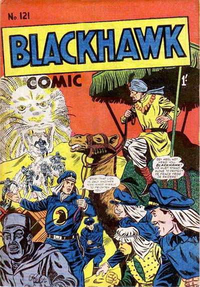Blackhawk Comic (Youngs, 1949 series) #121 ([April 1959?])