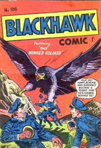 Blackhawk Comic (Youngs) #106 (January 1958?)